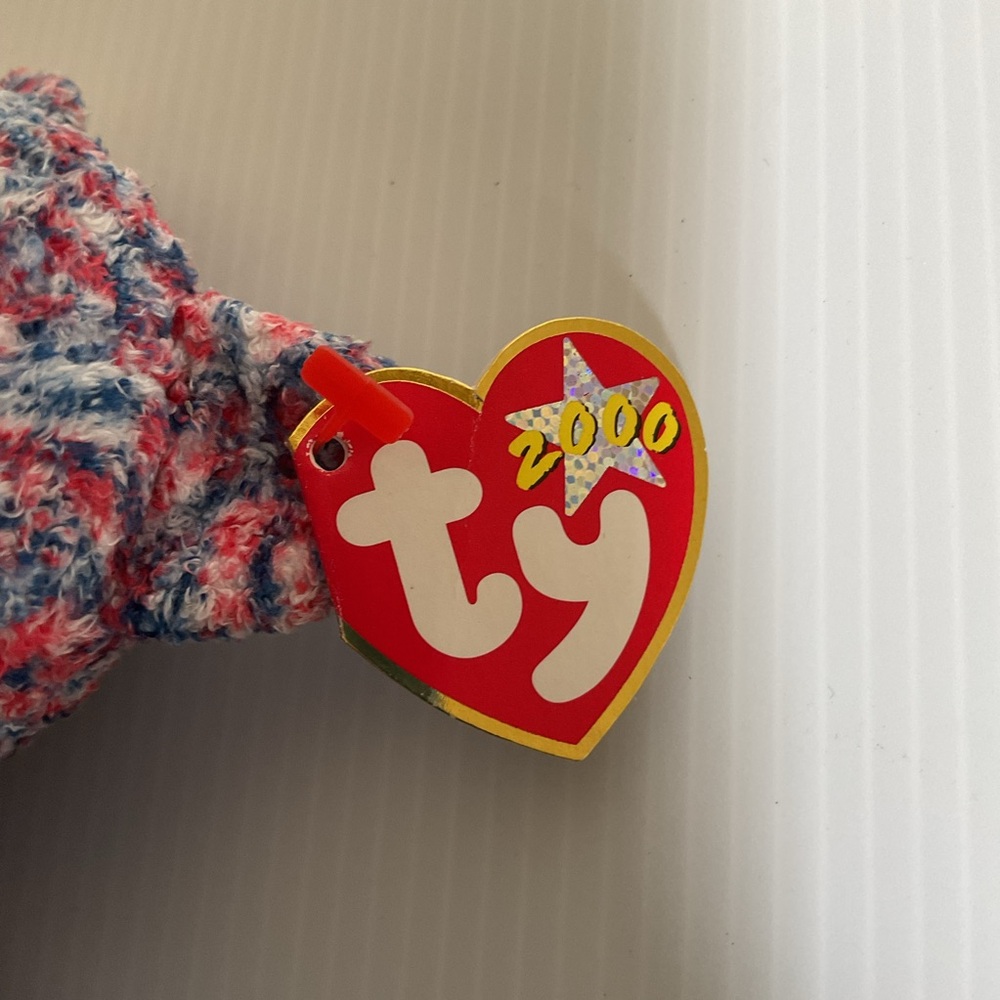 Ty Beanie Baby “USA” Bear 2000– Rare Patriotic Plush - Picture 11 of 11